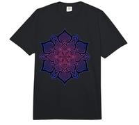 Mandala Geometría Sagrada Flor Púrpura Índigo Comfort Colors Adult Heavyweight T-Shirt