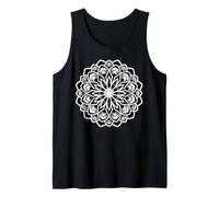 Mandala Geometría Sagrada Geométrico Círculo Patrón Tatuaje Camiseta sin Mangas