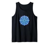 Mandala geométrico Copo de Nieve Invierno patrón Zen Minimalista Camiseta sin Mangas