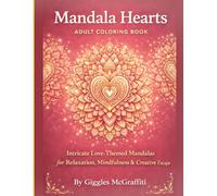 Mandala Hearts Adult Coloring Book: Intricate Love-Themed Mandalas for Relaxation, Mindfulness & Creative Escape