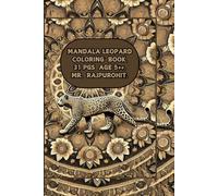 MANDALA LEOPARD COLORING BOOK.: CUBS.
