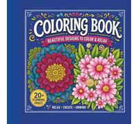 Mandala Magic: An Adult Coloring Book for Stress Relief and Relaxation: 50 Beautiful, Intricate Mandala Designs for Relaxation, Stress Relief, Mindfulness & Meditation - Perfect Gift for Adults