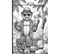 MANDALA MONKEY COLORING BOOK