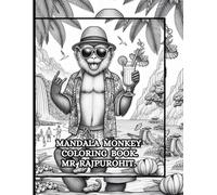 MANDALA MONKEY COLORING BOOK