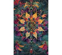 Mandala Notizbuch - spirituelles Journal für Achtsamkeit, Kreativität und Meditation: 100 linierte Seiten auf A5 perfekt für tägliche Notizen, Ziele und Pläne | Schöne Geschenkidee