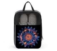 Mandala of Geometric Shards - Bolsa para zapatos de viaje, uso diario, antipolvo