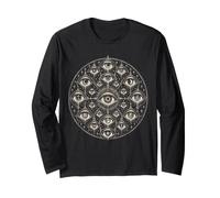 Mandala Ojos Que Todo Lo Ve Celestial Oculto Gótico Oculto Manga Larga