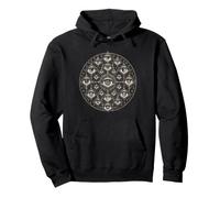 Mandala Ojos Que Todo Lo Ve Celestial Oculto Gótico Oculto Sudadera con Capucha