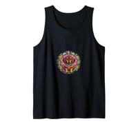 Mandala para perro Dachshund Weiner, majestuoso, adorable y glorioso Camiseta sin Mangas