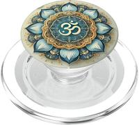Mandala Patrón Coastal Sea Shells Estética Verano PopSockets PopGrip para MagSafe