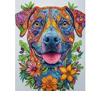 Mandala Puppies: 500 Pages of Adorable Dog Patterns to Color for Mindfulness and Joy.: The Ultimate Dog Mandala Coloring Experience: 500 Pages of Puppy Patterns.