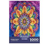 Mandala Puzzle Imposible,desafío for Adults Entretenimiento Creativo 1000 Piezas Obra De Arte De Juego De para Adultos Y Niños 38x26cm/1000pcs