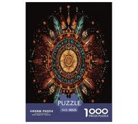 Mandala Puzzle Imposible,desafío for Adults Juego EduGatoivo 1000 Piezas Obra De Arte De Juego De para Adultos, Regalos A Partir De 14 Años 38x26cm/1000pcs
