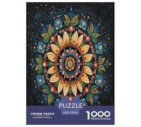 Mandala Puzzles Imposible,desafío for Adults Juego EduGatoivo 1000 Piezas Obra De Arte De Juego De para Adultos Y Niños Mayores De 12 Años 70x50cm/1000pcs