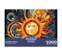 Mandala Puzzles Imposible,desafío para Adultos Entretenimiento Creativo 1000 Piezas Obra De Arte De Juego De para Adultos Y Niños 38x26cm/1000pcs