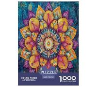 Mandala Puzzles Imposible,desafío para Adultos Juego EduGatoivo 1000 Piezas Obra De Arte De Juego De para Adultos Y Niños Mayores De 12 Años 70x50cm/1000pcs