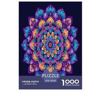 Mandala Rompecabezas Imposible,desafío for Adults Juego EduGatoivo 1000 Piezas Obra De Arte De Juego De para Adultos Y Niños 70x50cm/1000pcs