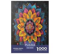 Mandala Rompecabezas Imposible,desafío para Adultos Entretenimiento Creativo 1000 Piezas Obra De Arte De Juego De para Adultos Y Niños Mayores De 12 Años 70x50cm/1000pcs