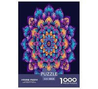 Mandala Rompecabezas Imposible,desafío para Adultos Entretenimiento Creativo 1000 Piezas Obra De Arte De Juego De para Adultos Y Niños Mayores De 12 Años 38x26cm/1000pcs