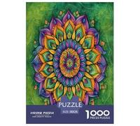 Mandala Rompecabezas Imposible,desafío para Adultos Juego EduGatoivo 1000 Piezas Obra De Arte De Juego De para Adultos, Regalos A Partir De 14 Años 38x26cm/1000pcs