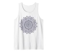 Mandala Sagrado Fractal Geometría Arte Buen Vibe Yoga Mujeres Hombres Camiseta sin Mangas