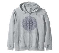 Mandala Sagrado Fractal Geometría Arte Buen Vibe Yoga Mujeres Hombres Sudadera con Capucha