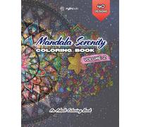 Mandala Serenity Book - Volume 2: An Adult Coloring Book for Relaxation and Stress Relief | 8.5 x 11 Inches, 80+ Pages (Mandala Serenity Coloring Book Series)