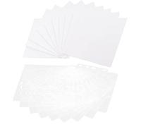 Mandala Stencils 9Pcs Set | PET Painting Templates for DIY Crafts/Card Making/Wall Art | Reusable Drawing Tools with 10 Blank Templates | Secure Rounded Edges Design