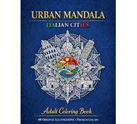 Mandala-Style Cities: Italian Cities Adult Coloring Book