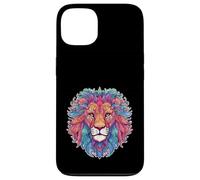 Mandala Style Lions Face Lion Head Animal Envejecido Carcasa para iPhone 13