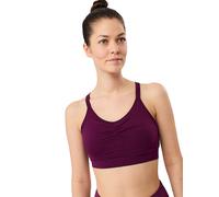 MANDALA Sujetador de yoga Infinity de sujeción media para mujer baya | M