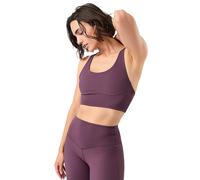 MANDALA Sujetador deportivo Racer para mujer rojo oscuro | L