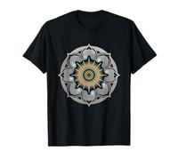 Mandala Sunburst Geometría Sagrada Mística Camiseta