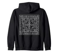 Mandala tibetano Yantra Vajra Mantra Vajrayana Budismo Sudadera con Capucha