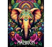Mandala Tier-Ausmalbuch für Kinder 40 süße Tiere zum Ausmalen und Spaß haben