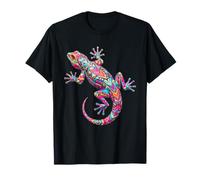 Mandala Tribal Lagarto Intrincado Reptil Camiseta