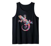 Mandala Tribal Lagarto Intrincado Reptil Camiseta sin Mangas