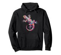 Mandala Tribal Lagarto Intrincado Reptil Sudadera con Capucha