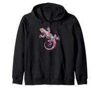 Mandala Tribal Lagarto Intrincado Reptil Sudadera con Capucha