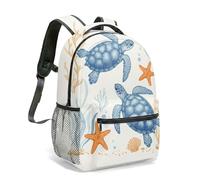 Mandala Turtle Starry Sky Mochila de 16 pulgadas Rainbow Gradient Galaxy Dreamscape 360 Print Estética Fantasía Celestial Mochila, 02., L, Casual