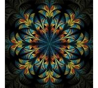 Mandala Vintage Puzzle de 70 Piezas,16x16 cm Rompecabezas DIY,Entretenimiento Creativo,Rompecabezas para Adultos,Juego de Habilidad para Toda la Familia
