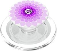 Mandala Yoga Energía Sagrada Yoga Prana Arte Yoga Om Buena Vibra PopSockets PopGrip para MagSafe