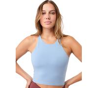 MANDALA Yogatank Bra Cross para mujer azul claro | M