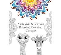 Mandalas & Animals Coloring Book