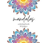 Mandalas Coloring Book for Adults: 80 pages!