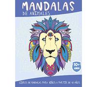 Mandalas de Animales: Libros de mandalas para niños a partir de 10 años - 50 mandalas de animales para colorear - Idea de regalo Zen