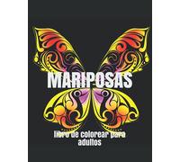mándalas de mariposas: libro de colorear para adultos