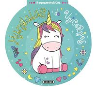 Mandalas De Unicornios (verde) (pequemandalas)