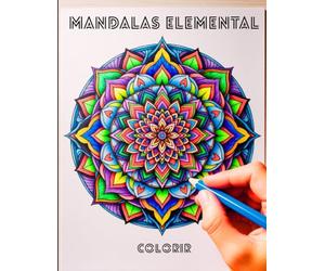 Mandalas Elemental: Colorir