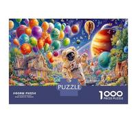 Mandalas Galácticas Vibrantes 1000 Piezas Puzzle para Adultos - Cartón Grueso y Duradero, Entrenamiento Cerebral, para Amantes de los Puzzles, 52x38cm, Regalo de Cumpleaños